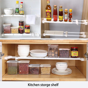expandable shelf for cabinet