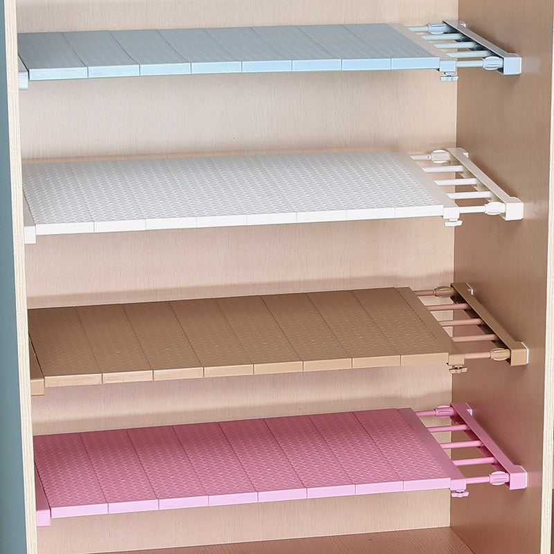 Adjustable Closet Organizer Storage Shelf