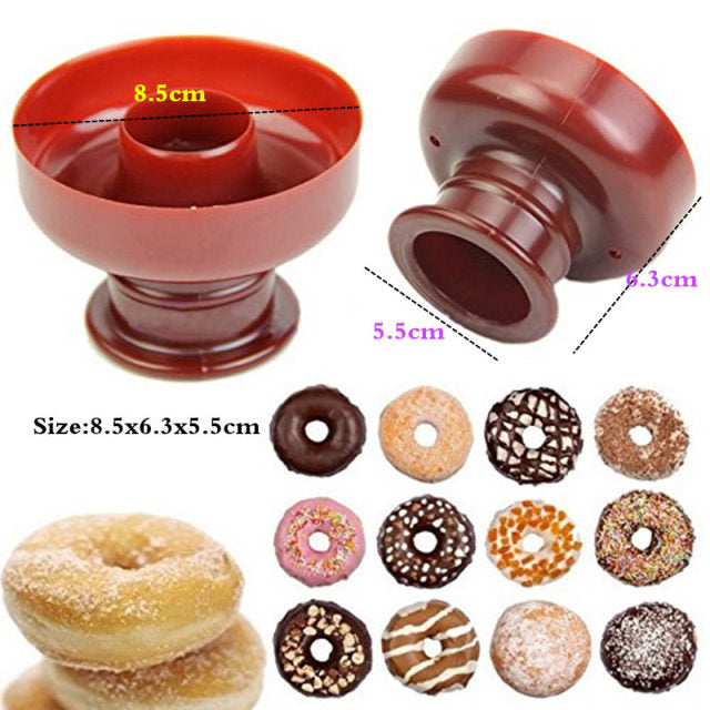 Magical Plastic Donut Waffle Maker Molds and Donut Cutter
