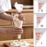 100pcs Disposable Pastry Icing Piping Bag Cake Cream