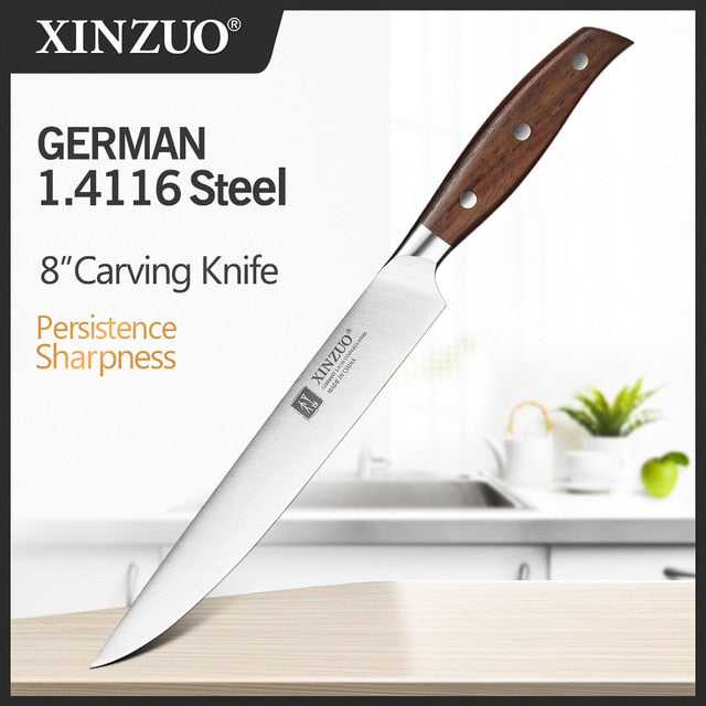 XINZUO cuchillo de Chef de cuchilla para pelar de 8 pulgadas de alta calidad